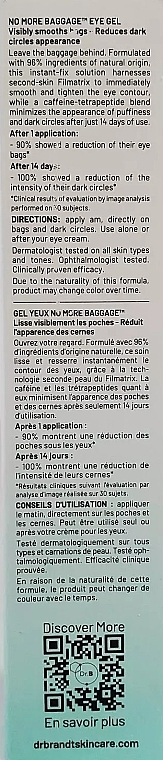 Puffiness Removing Eye Gel - Dr. Brandt Needles No More Baggage Eye Gel — photo N3