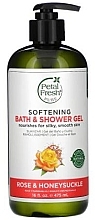 Fragrances, Perfumes, Cosmetics Cleansing Shower Gel 'Rose & Honeysuckle' - Petal Fresh Shower Gel