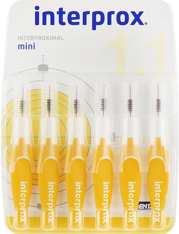 Interdental Brushes, 1,1 mm - Dentaid Interprox 4G Mini — photo N1