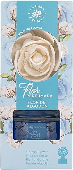 Flower Fragrance Diffuser 'Cotton' - La Casa De Los Aromas Flor Cotton Flower — photo N2