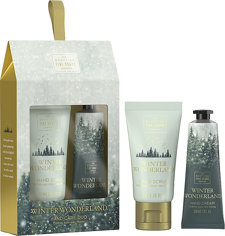 Set - Scottish Fine Soaps Winter Wonderland Hand Care Duo (scr/50ml + h/cr/30ml) — photo N1