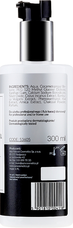 Face Cleansing Charcoal Gel - APIS Professional Cleansing Gel — photo N2