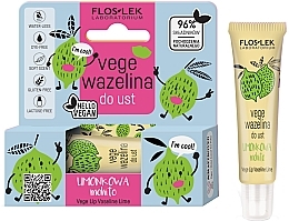 Fragrances, Perfumes, Cosmetics Cosmetic Vaseline for Lips 'Mohito' - Floslek Vege Lip Vaseline Mohito