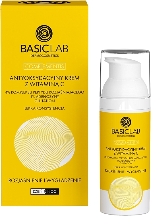 Vitamin C Antioxidant Cream - BasicLab Dermocosmetics Complementis — photo N1