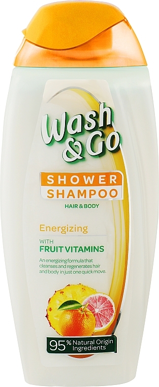 Energizing 2in1 Shampoo & Shower Gel - Wash&Go Shower Shampoo — photo N1