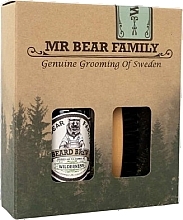 Fragrances, Perfumes, Cosmetics Set - Mr Bear Family Beard Wilderness Kit (fluid/60 ml + brush/1 pcs)