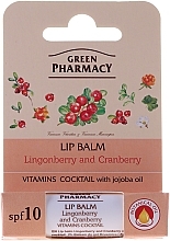 Lip Balm "Lingonberry and Cranberry" - Green Pharmacy Lip Balm With Lingonberry And Cranberry — photo N2