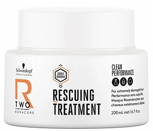 Mask for Damaged Hair - Schwarzkopf Professional Bonacure R-TWO Rescuing Treatment — photo N2