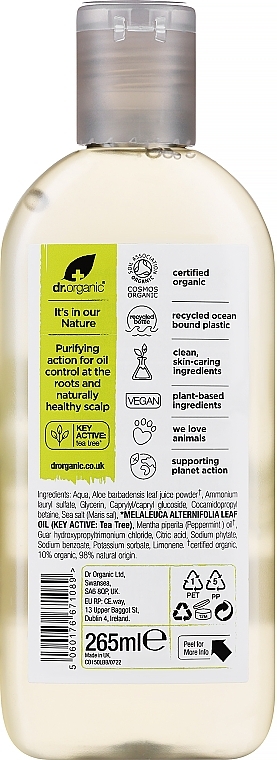 Tea Tree Hair Shampoo - Dr. Organic Tea Tree Shampoo — photo N2