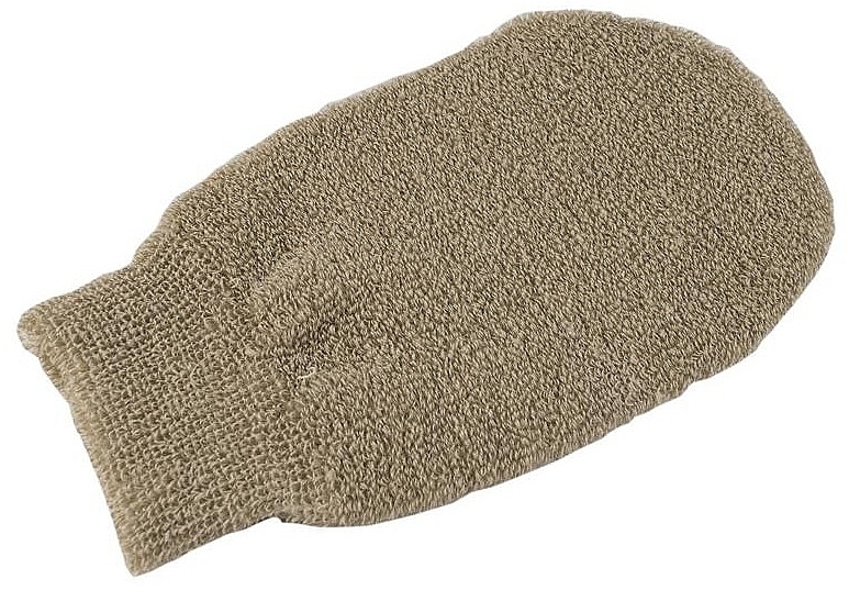 Shower Glove, linen - Naturae Donum Scrub Glove Organic Linen — photo N1