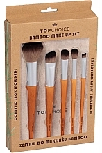 Fragrances, Perfumes, Cosmetics Makeup Brush Set, 37474, 5 pcs - Top Choice Bamboo Make Up Set