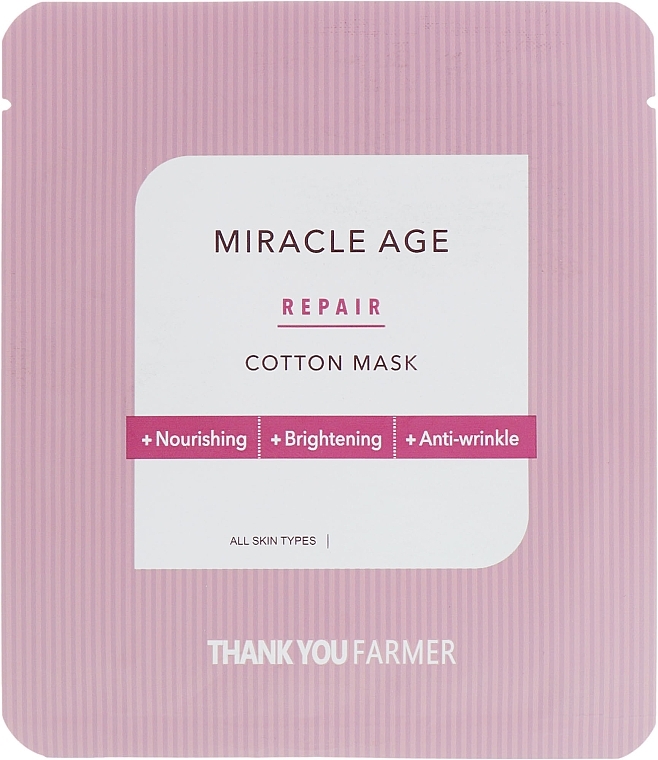 Soothening & Whitening Face Sheet Mask - Thank You Farmer Mask — photo N1