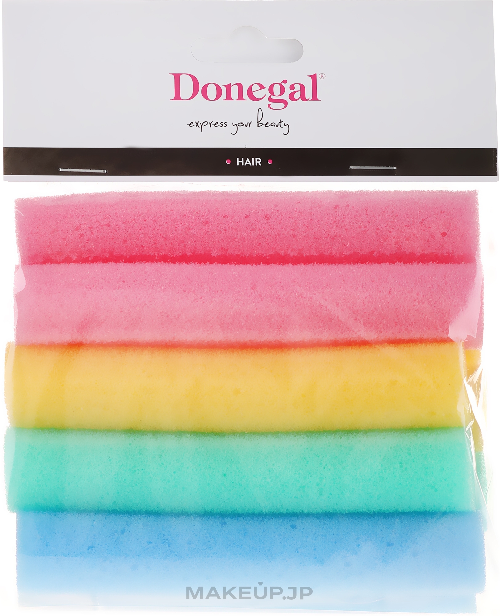 Sponge Rollers 9252, medium, multicolored, 10 pcs - Donegal Sponge Rollers — photo 10 szt.