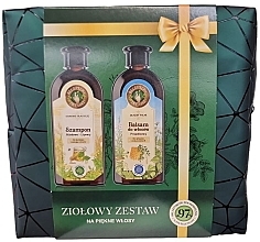 Fragrances, Perfumes, Cosmetics Set - Receptury Zielarki (shm/350ml+balm/350ml+bag)