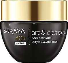 Fragrances, Perfumes, Cosmetics Night Face Lifting Cream - Soraya Art&Diamonds Lifting Night Cream 40+