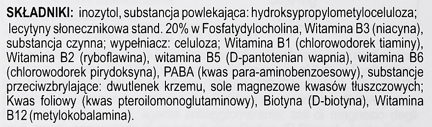 Vitamin B Forte Food Supplement - BiosLine Principium B Forte — photo N4
