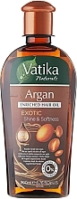 アルガンをたっぷり配合したヘアオイル - Dabur Vatika Argan Enriched Hair Oil — photo N1