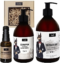 Set - LaQ Doberman (sh/gel/500ml + shmp/300ml + oil/30ml) — photo N2