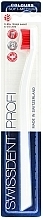 Fragrances, Perfumes, Cosmetics Toothbrush, medium-soft, white - SWISSDENT Profi Colours Soft-Medium Toothbrush White&Red