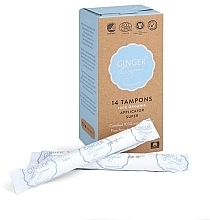 Tampons with Applicator "Super", 14 pcs - Ginger Organic — photo N1