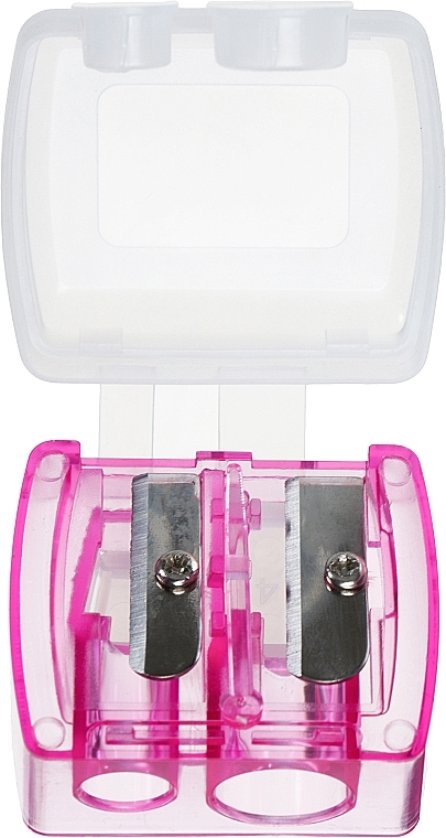 Two-Holes Pencil Sharpener 499614, White-Pink - Inter-Vion — photo N2