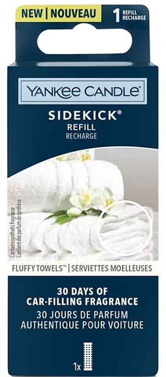 Car Air Freshener Refill - Yankee Candle Sidekick Fluffy Towels Refill Refill — photo N1