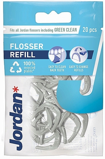 Flosser Refill - Jordan Green Clean Flosser Refills — photo N1