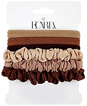 Hair Tie Set, 6 pcs, GUM153K - Ecarla — photo N1