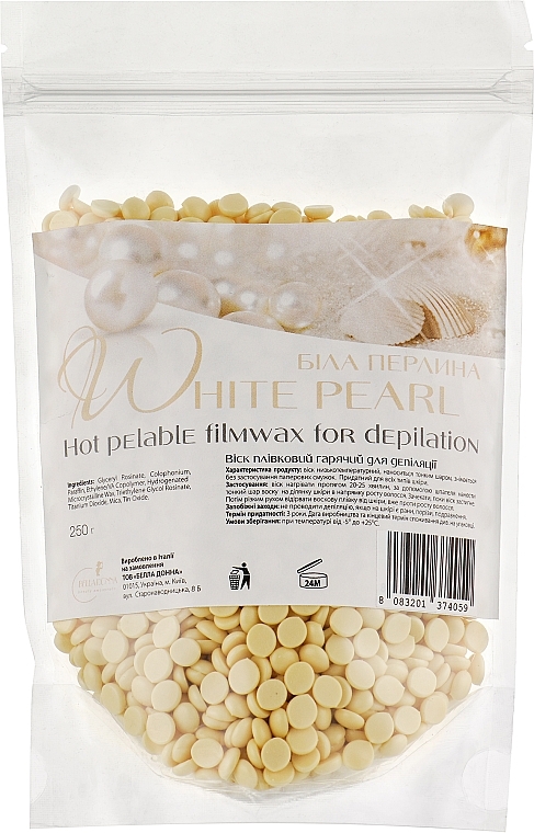 Depilation Wax Granules "White" - Bella Donna — photo N1