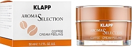 Fragrances, Perfumes, Cosmetics Facial Peeling Cream "Coffee" - Klapp Aroma Selection Coffee Cream Peeling