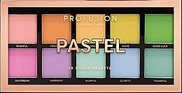 Fragrances, Perfumes, Cosmetics Eyeshadow Palette - Profusion Cosmetics Pastel 10 Shades Eyeshadow Palette