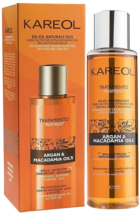 Argan & Macadamia Hair Oil - Kareol Argan & Macadamia Oils Treatment — photo N1