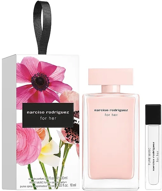 Narciso Rodriguez For Her - Set (edp 100ml + edp 10ml) — photo N1