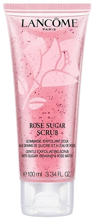 Rose Water & Sugar Granules Exfoliante - Lancome Rose Sugar Scrub — photo N1