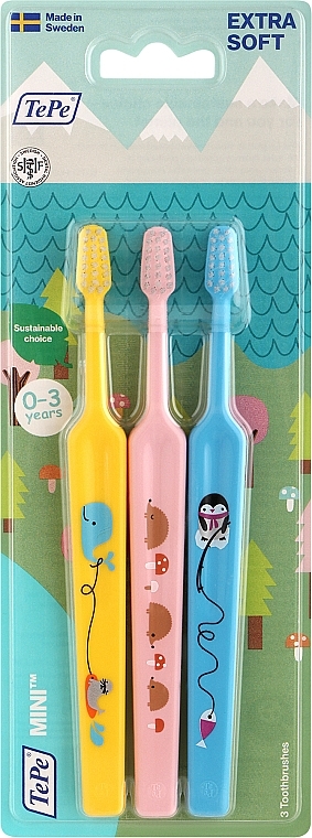 Toothbrush Set - Tepe Mini Extra Soft  — photo N1