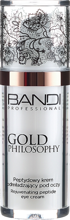 Eye Contour Peptide Cream - Bandi Professional Gold Philosophy Rejuvenating Peptide Eye Cream — photo N2