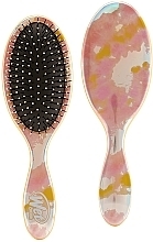 Hair Brush - Wet Brush Original Detangler Watercolor Tye Dye Blush — photo N4