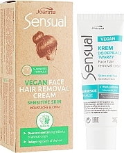 Face Depilatory Cream for Sensitive Skin - Joanna Sensual Vegan Depilation Cream — photo N3