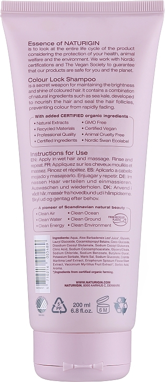 Shampoo for Colored Hair - Naturigin Colour Lock Shampoo — photo N2