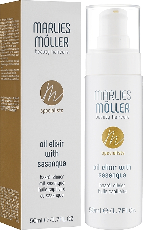 Hair Elixir - Marlies Moller Specialist Oil Elixir with Sasanqua — photo N3