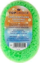 Bath Sponge 30451, yellow-green - Top Choice — photo N1