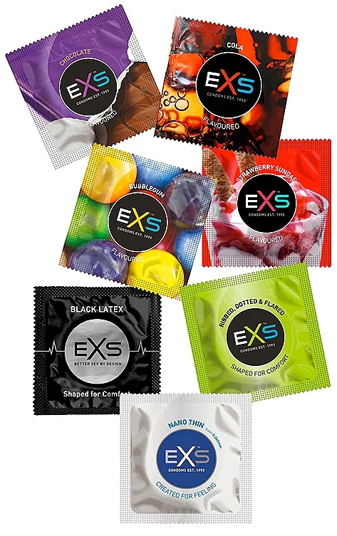 Condoms - EXS Mixed Flavor Condoms — photo N3