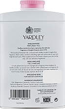 Perfumed Talc - Yardley London English Rose Perfumed Talc  — photo N10