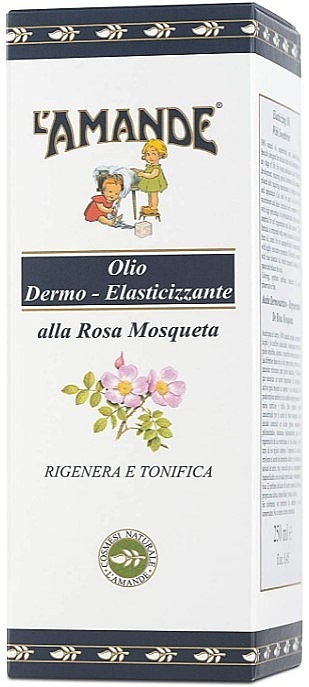 Dermo-Elastic Body Oil with Rosehip - L'Amande Dermo-Elasticizing Oil With Rosehip — photo N2