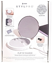 Mirror - Stylideas Stylpro Stylpro Flip 'N' Charge Power Bank LED Mirror — photo N2