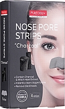 Fragrances, Perfumes, Cosmetics Charcoal Nose Pore Strips - Purederm Nose Pore Strips