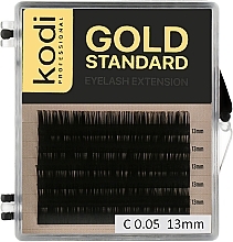 Fragrances, Perfumes, Cosmetics Gold Standard C 0.05 False Eyelashes (6 rows: 13 mm) - Kodi Professional