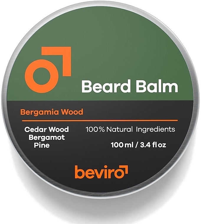 Beard Balm - Beviro Bergamia Wood Beard Balm — photo N4