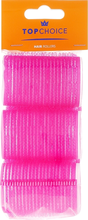 Velcro Curlers, diameter 38 mm, 6 pcs, 0386 - Top Choice — photo N2