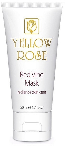 Red Grape Polyphenol Face Mask (tube) - Yellow Rose Red Vine Mask — photo N1